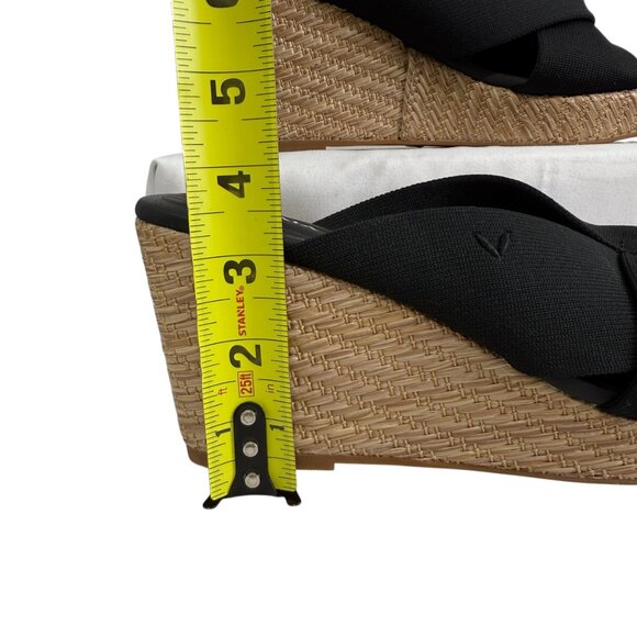 Vivaia Laura Square-Toe Slip On Wedge Sandals Women's Size 9 / 40 - Picture 8 of 10